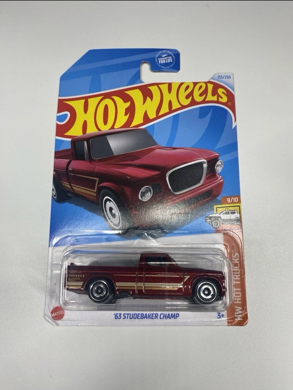 Hot Wheels - 2024 HW Hot Trucks 9/10 '63 Studebaker Champ 155/250 (BBHTC35)